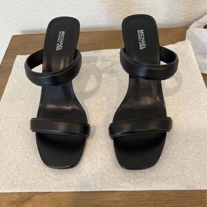 Michael Kors Black Heeled Sandals